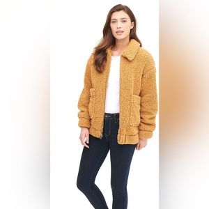 Levi’s oversized sherpa bomber jacket